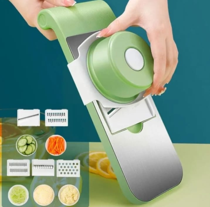 5 in1 Vegetable Cutter Stainless Steel Multifunctional Grater