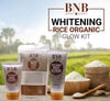 BNB Rice Extract Bright & Glow Kit ( Rice Face Wash + Rice Scrub + Rice Mask )