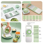 5 in1 Vegetable Cutter Stainless Steel Multifunctional Grater