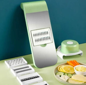 5 in1 Vegetable Cutter Stainless Steel Multifunctional Grater